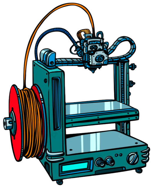 Illustrazione divisione 3D Lab – stampante 3D per prototipazione rapida
