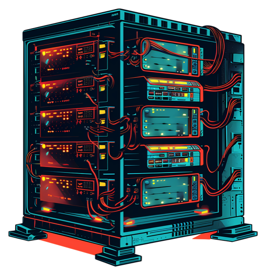 Illustrazione divisione IT – server e infrastrutture di rete